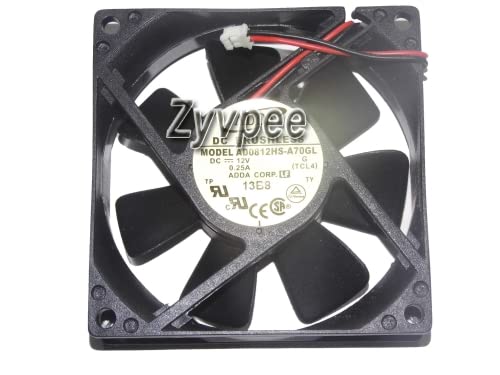 Ventilateur carré 80mm pour projet d'impression 3D et informatique 12V - 2