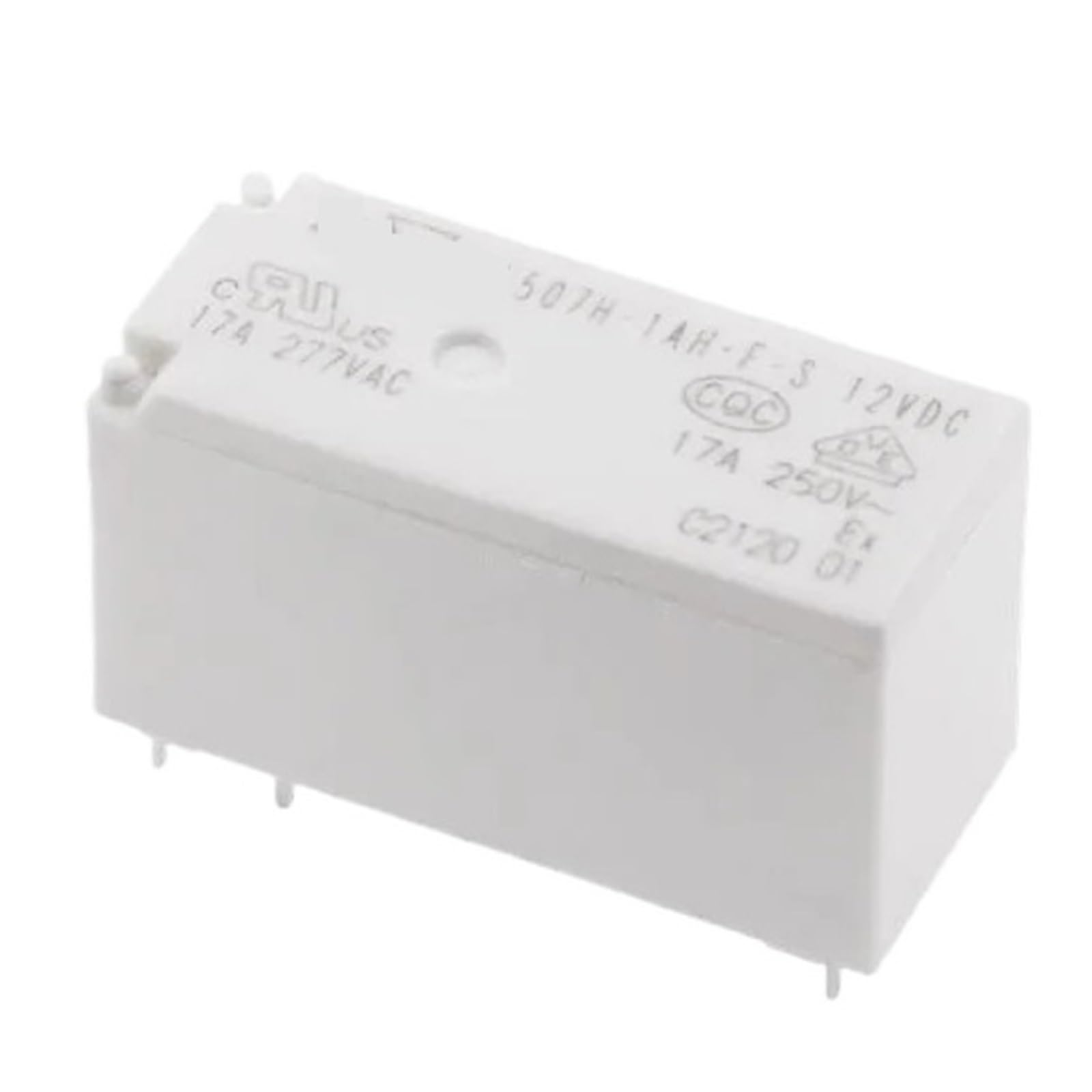 Relais 507H-1AH-F-S 12VDC 17A à 6 broches pour circuits électroniques
