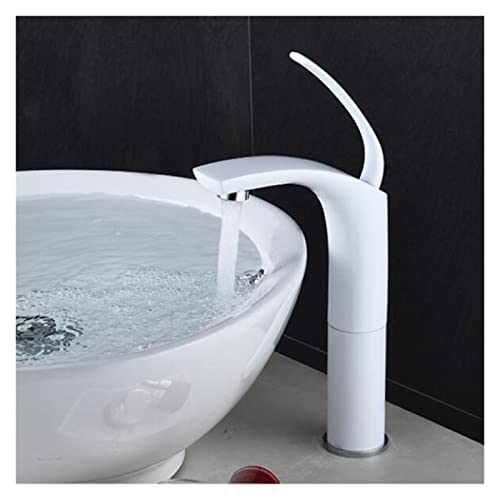 Robinet mélangeur eau chaude et froide cascade pour vasque - 4