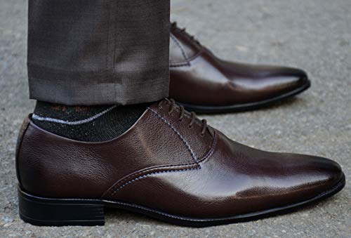 Image of AADI Men's Synthetic Leather Derby Party Formal Shoes