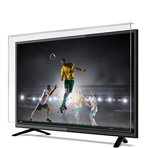 Notvex 32-65 pulgadas TV Protector de pantalla garantizado / Cristal protector / Sin arañazos / Apto para todos los modelos (50 pulgadas)