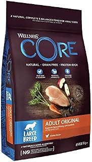 Wellness CORE Large Breed Adult Original, Dry Food for Large Breed, Dry Dog Food for Large Breeds, Grain Free Dog Food, High Meat Content, Chicken, 10 kg