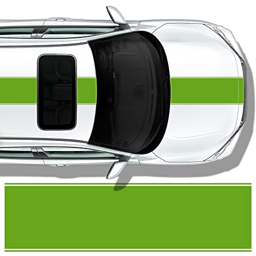 12x72 Lime Green Vinyl Racing Stripes