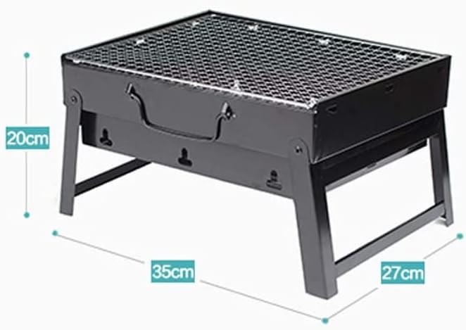 Miniatura 2 de Barbacoa Parrilla de carbón Parrilla de barbacoa Parrilla plegable portátil de carbón Kabob estufa Camping al aire libre Parrilla de barbacoa