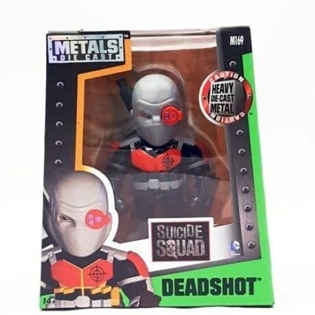 JADA Toys Metals Suicide Squad - Figura de juguete clásica de Deadshot (M169) de 4 pulgadas