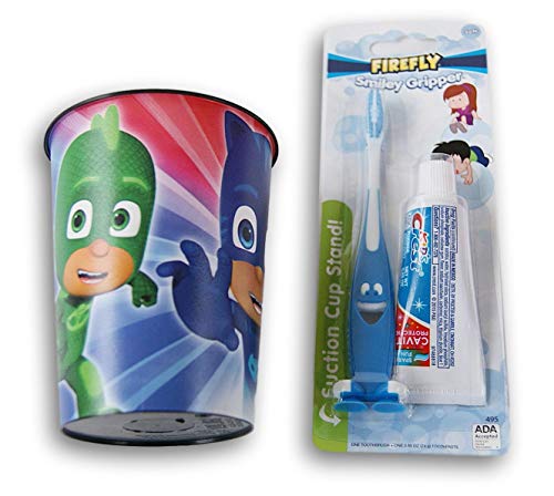 Pj Masks Tooth Brushing Kit For Kids - Includes Toothbrush, Toothpaste, And Rinsing Cup #TOP2