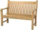 Produktbild Floorsome Gartenbank aus Holz | stabile 2-Sitzer Outdoor Bank | bis 320 kg Belastung | Möbel für Terrasse, Park, Terrasse, Balkon