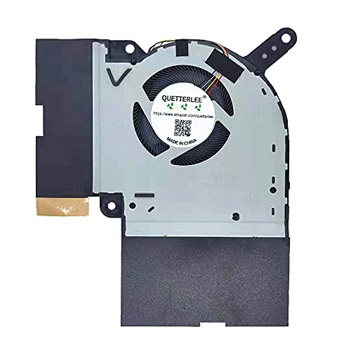 QUETTERLEE New GPU Cooling Fan for ASUS Scar III ROG Strix G731 G531GW G731GV G731GW S5D G731GW GZ700GX S7D G731DU G731GD G731GT G731GU G712L G732L G531GT GU Series DFSCK22115181L FMMU DC12V 1A Fan