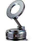 Vacuum Magnetic Car Phone Holder for Mag-Safe [89+LBS Suction & 3200gf Magnetic] 360° Adjustable Ultra Suction Cup Phone Holders for Your Car/Gym/Mirror, Car Mount for iPhone & Android