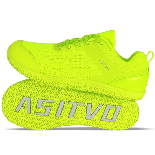 Image of ASITVO Wide Barefoot Shoes Men Gym Zero Drop Sole Minimalist Cross Trainer Width Toe Box Sneakers Grounding Knit No-Sew Upper TPU Toe and Heel Colorful