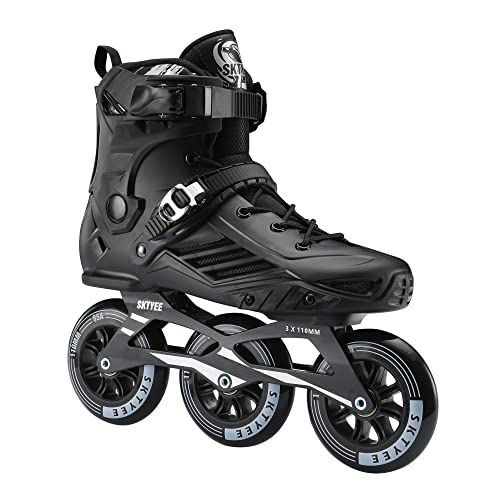 Amazing Deal 3 Wheels Inline Skates for Men Women, High Performance Adult Inline Speed Skates with 1...