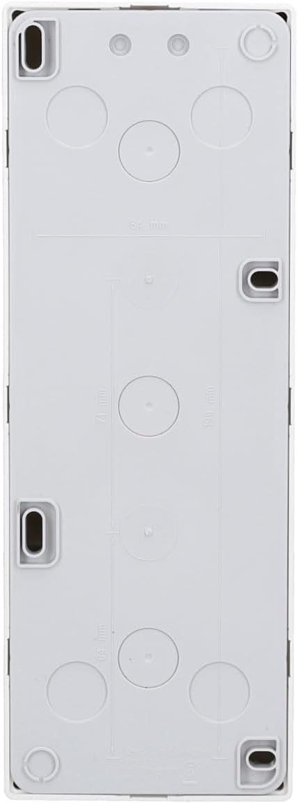 Jung LS58 3AWW Surface-Mounted Socket Cover with Frame for 3 Sockets