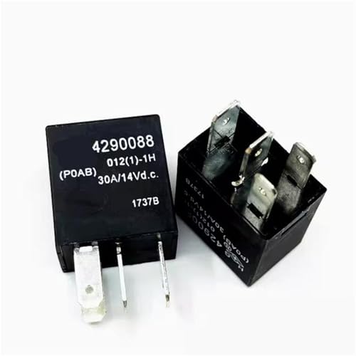 Relais 4290088 12V CC à 4 broches pour commutation de circuit continu lot de 10