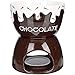 IYFHACS Pot en céramique, Fondue au Chocolat, Ensemble de Fondue au Fromage, Ensemble de Fondue en céramique émaillée, Fondue au Chocolat ou Ensemble de Fondue au Fromage