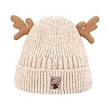 Matériau : ce chapeau d'hiver est fabriqué en fil à tricoter de qualité supérieure à l'extérieur et doublure en polaire, double protection pour vous, utilise un matériau sain respectueux de l'environnement, sans odeur particulière, rend les chapeaux doux, chauds et confortables. Le tricot super extensible de qualité supérieure permet une utilisation plus longue.
