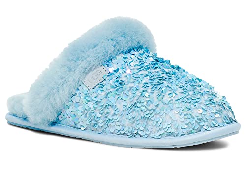 Ugg Women's Scuffette Ii Chunky Sequin Slipper, Sea Breeze, 5 #TOP3