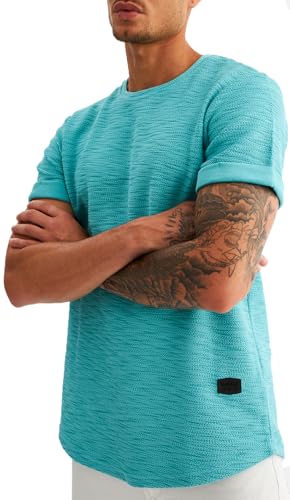 T-Shirt Hoodie Sweatshirt Homme Leif Nelson LN6324 Col Rond Coupe Ample Vintage