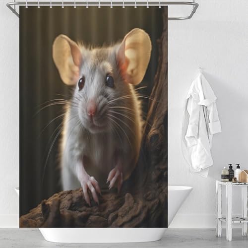 Rideaux de douche en polyester de qualité supérieure textile imperméable 122cm - 2
