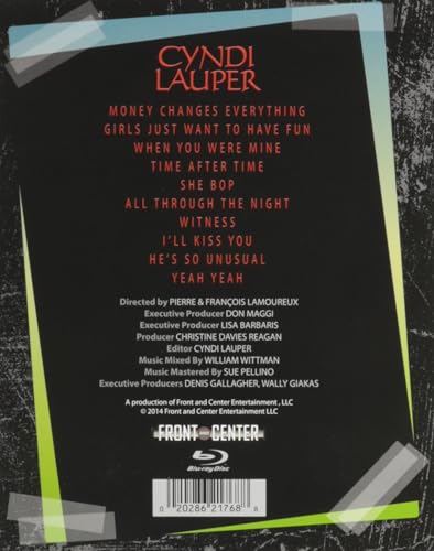 Blu-ray de Cyndi Lauper Live @ N.Y.s Highline Ballroom concierto íntegro 4