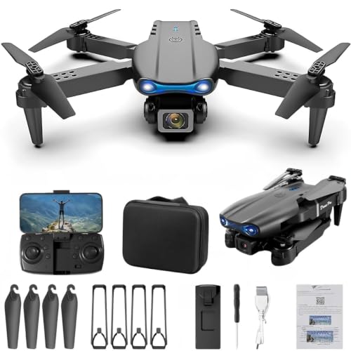 Image of Drone with 4k Camera Foldable 1080P HD Drone with FPV Live Video, Smart Gestures Selfie, Altitude Hold, One Key Take Off /Landing, 3D Flips for Kids and Adults.