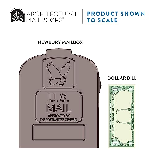 Architectural Mailboxes NC000MAM Newbury Plastic Mailbox And Post Kit thumb #3
