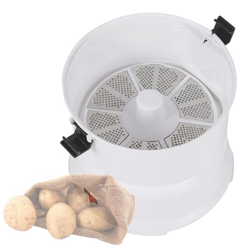 Lakenbroade Electric Potato Peeler, 85W Automatic Potato Peelers, One-button Drive Commercial Peeler Spinner, Multifunction Fruit Vegetable Peeler,Vegetable Dehydrator
