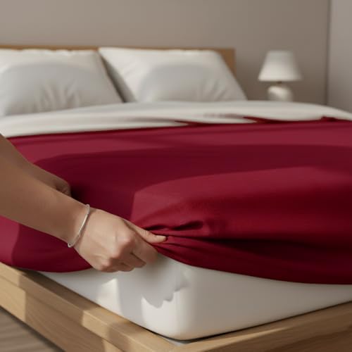 Image of Utopia Bedding Cotton Waterproof and dustproof Water absorbant Terry Fitted Mattress Protector (72x78 inches)