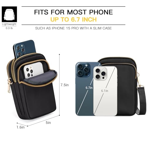 Image of YINHEXI Small Crossbody Bags for Women, Mini Cell Phone Wallet Purse, Shoulder Bag for Women and Men