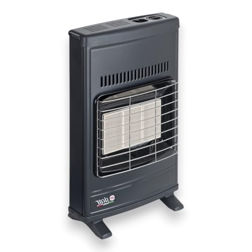 Briconess.com Poêle infrarouge à gaz 4200 W Gris 42,5 x 15 x H64 cm Sicar Eco40GPL