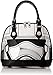 Loungefly Captain Phasma Silver Metallic Embossed Dome Top Handle Bag