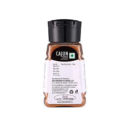 Image of NATURESMITH CAJUN SPICE SEASONING-75g & NATURESMITH SPANISH PAPRIKA POWDER-60g || READY TO USE SPRINKLER JAR COMBO ||