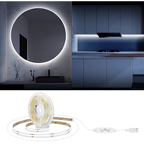 LXLQZXW 2M Dimmable COB LED Strip Lights Cover