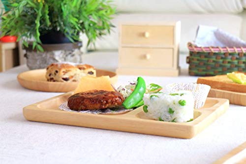 Amazon.co.jp: cerapockke ナチュラルウッド ランチプレート ランチ