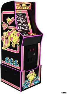 Arcade1Up BANDAI NAMCO Legacy Arcade Game Ms. PAC-MAN Edition Arcade Machine for Home - 14 Classic Games