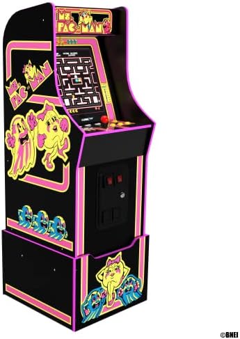 Arcade1Up BANDAI NAMCO Legacy Arcade Game Ms. PAC-MAN Edition  Arcade Machine for Home - 14 Classic Games
