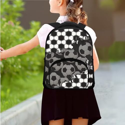 Football Backpack for Boys 12" Backpacks for Girls for School Backpack with Lunch Box Keychain for Elementary Students Back to School Bag Gifts3