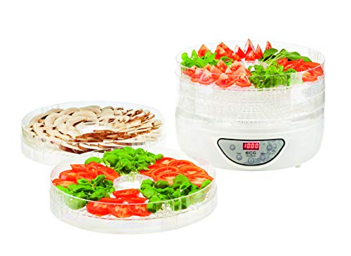 ECG 570 Obsttrockner, Kunststoff, Weiss-transparent, SO 570