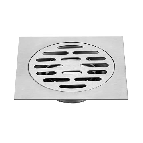 Lkfjnhepf Yyd-1357 Floor Drain Square Floor Drain, Stainless Steel/Copper With Removable Cover, Shower For Bathroom Laundry(Yyd-1357)