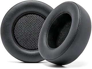 WC Upgraded Replacement Earpads for Corsair Virtuoso Gaming Headset Made by Wicked Cushions | Improved Durability, Thickness, Softer Leather, and Sound Isolation | Black
