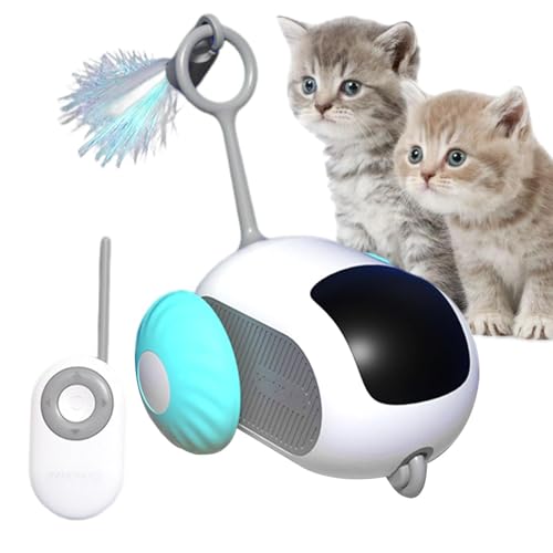 Brinquedo interativo para gatos | Brinquedo para gato com controle remoto e movimento automático - B