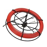 Anguila - Pasacables acero nylon 6mm 50m h450 rojo