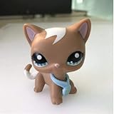 LPS Littlest Pet Shop Really Rare pet Shop Mini Toy Action Standing Collection Short Hair cat White...