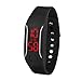 KaloryWee Montre Connectée Femme Montre Pas Cher Bracelet en Silicone Homme LED Digital Running Fashion La Mode Sport Cristal Luxe Cadran Rond Band Fausse Cuir Quartz Aiguille Poignet Hot Casual