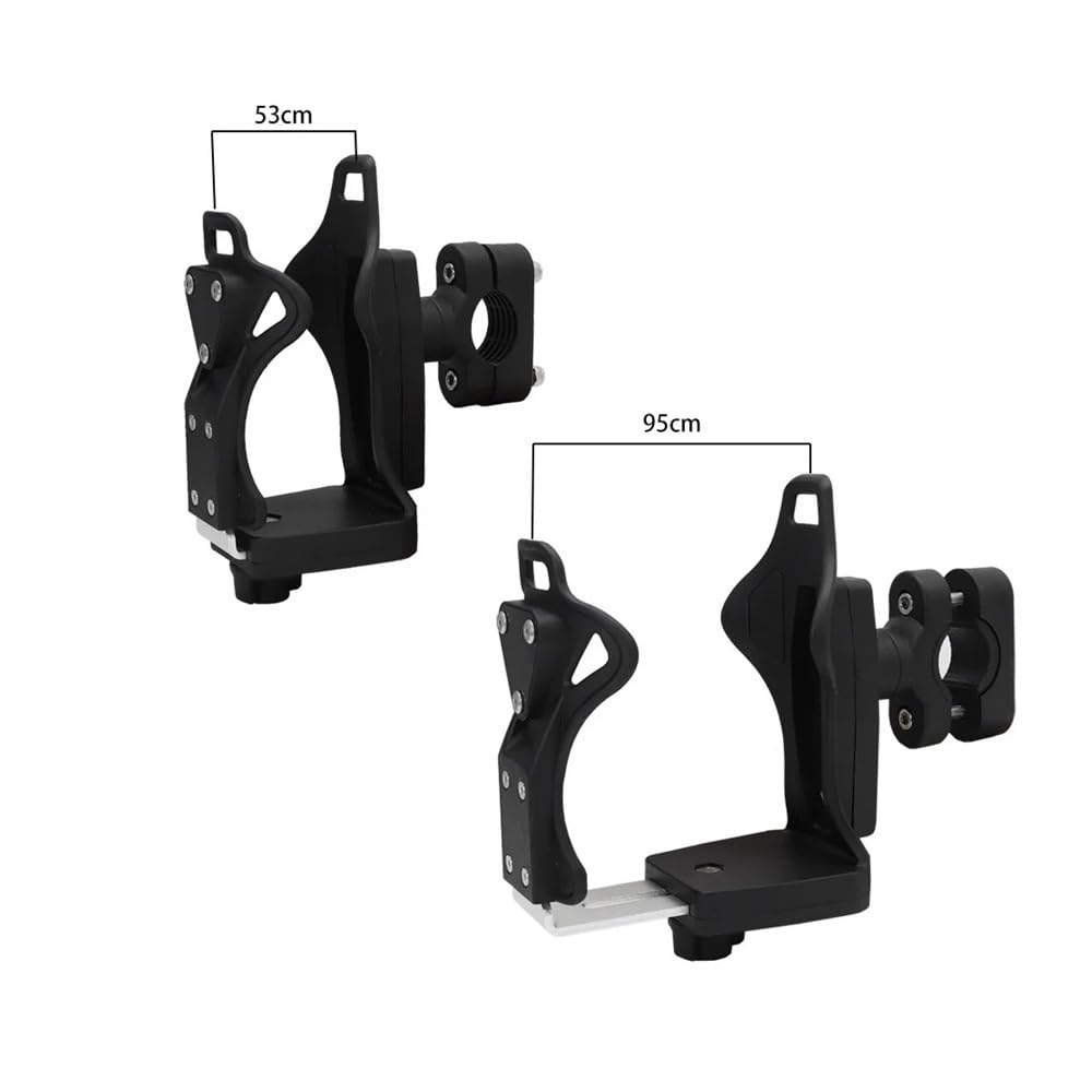 Portavasos para Motocicleta ATV con Abrazadera De 0,5 A 1,57 Pulgadas, Soporte Universal para Botella De Agua para Bicicleta Y Scooter Lateral Portabidones