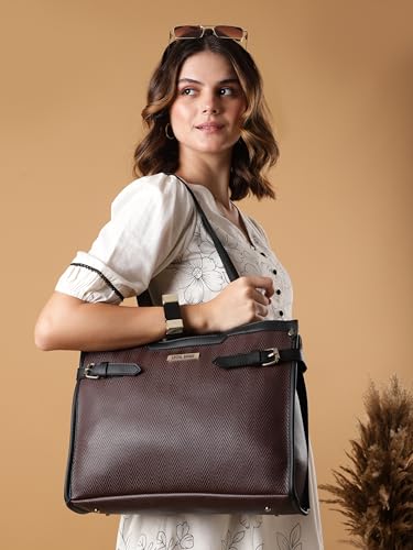 Image of LEGAL BRIBE Stylish Buckle Tote Bag