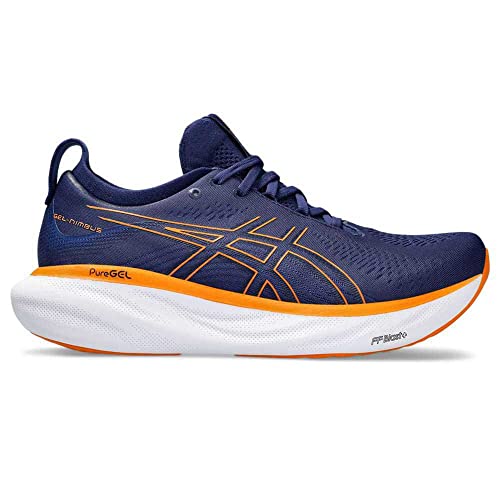 Image of ASICS Nimbus 25 Man Running Shoes Blue White