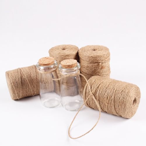 Cuerda de yute natural resistente de 100 metros para trabajos de manualidades 5