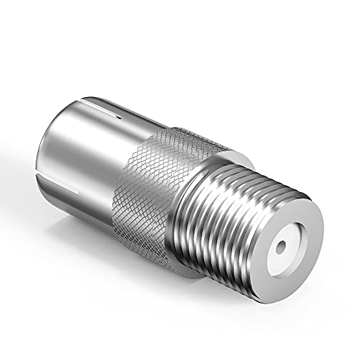 Ancable Female To Male TV Aerial Coaxial Coupler 1 PCS, T/F Type Screw Connector Socket to RF Coax Aerial Adapter, TV Aerial Male Coax Plug to F Socket Adaptor - Image 2