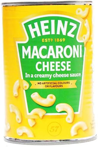 Heinz Pasta Tins (Macaroni Cheese 2 x 400g)