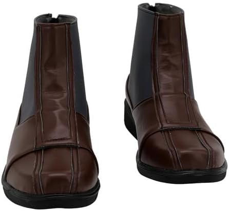 Knight Costume Adult Boots Men Halloween Cosplay Brown Shoes Accessories
